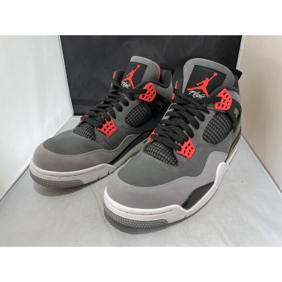 Air Jordan 4 Retro 'Dark Grey/Infrared 23-Black' DH6927 061 - Picture 4 of 9